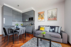 Nowoczesny Apartament z Parkingiem na Pradze Południe w Warszawie by Noclegi Renters